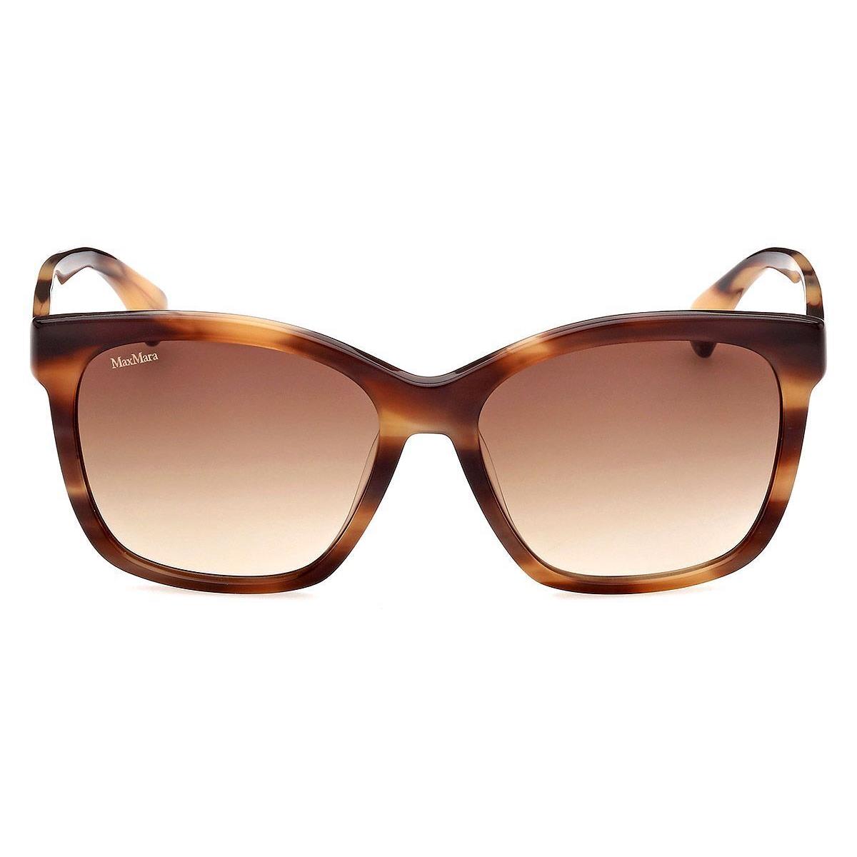 Max Mara MM0042 Sunglasses Women Light Brown 56mm