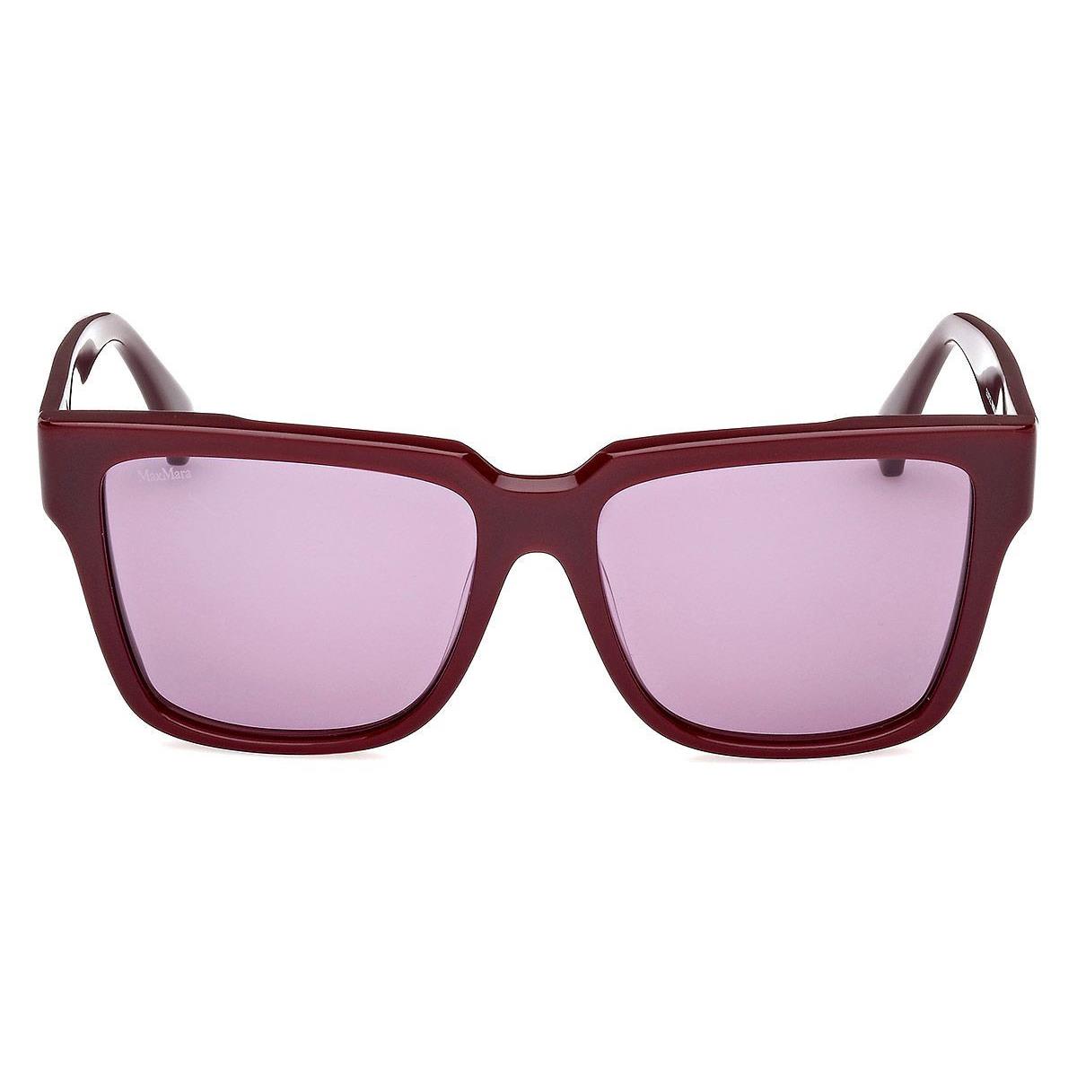 MM0078 Sunglasses Women Shiny Dark Fuchsia 57mm by Max Mara