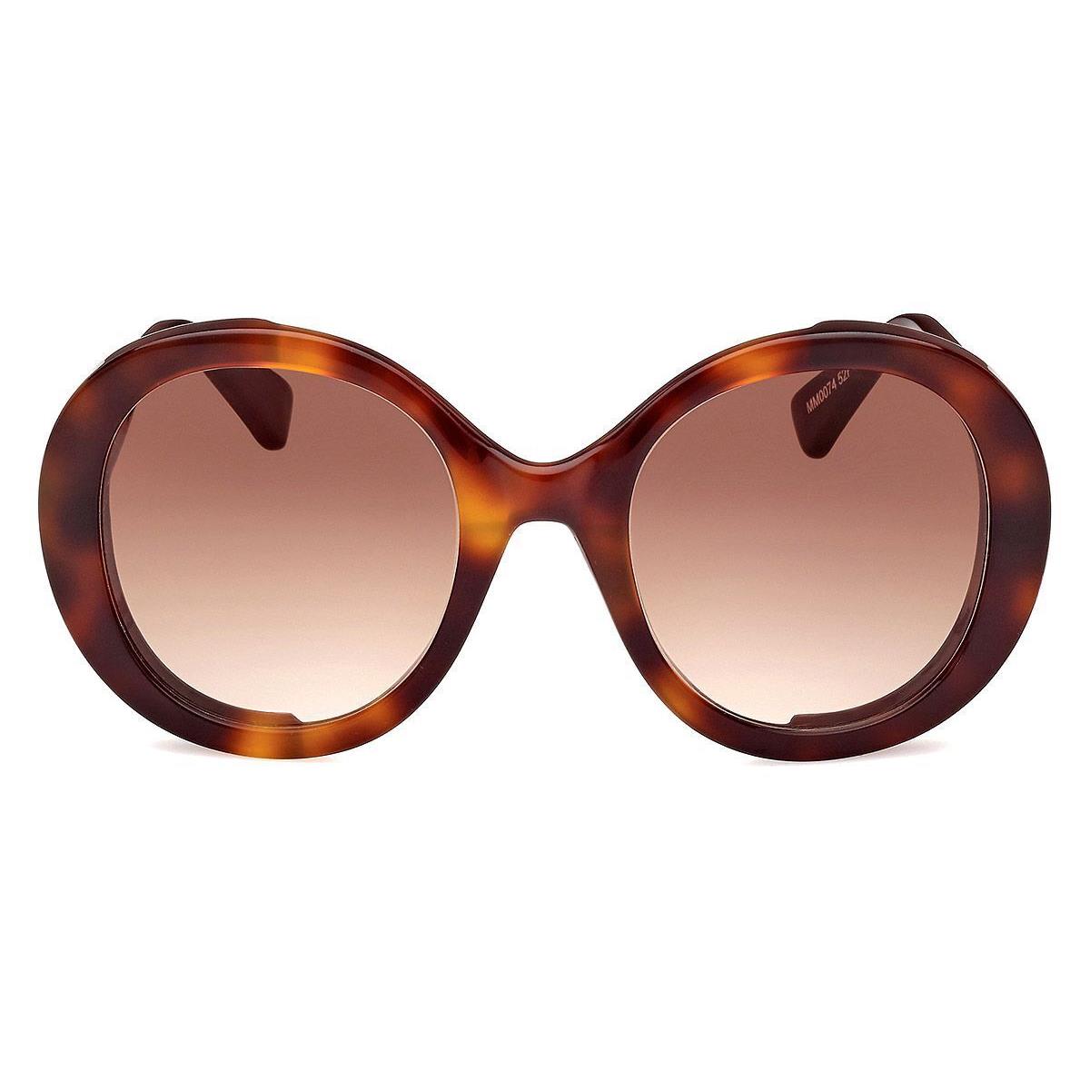 Max Mara MM0074 Sunglasses Women Dark Havana 54mm