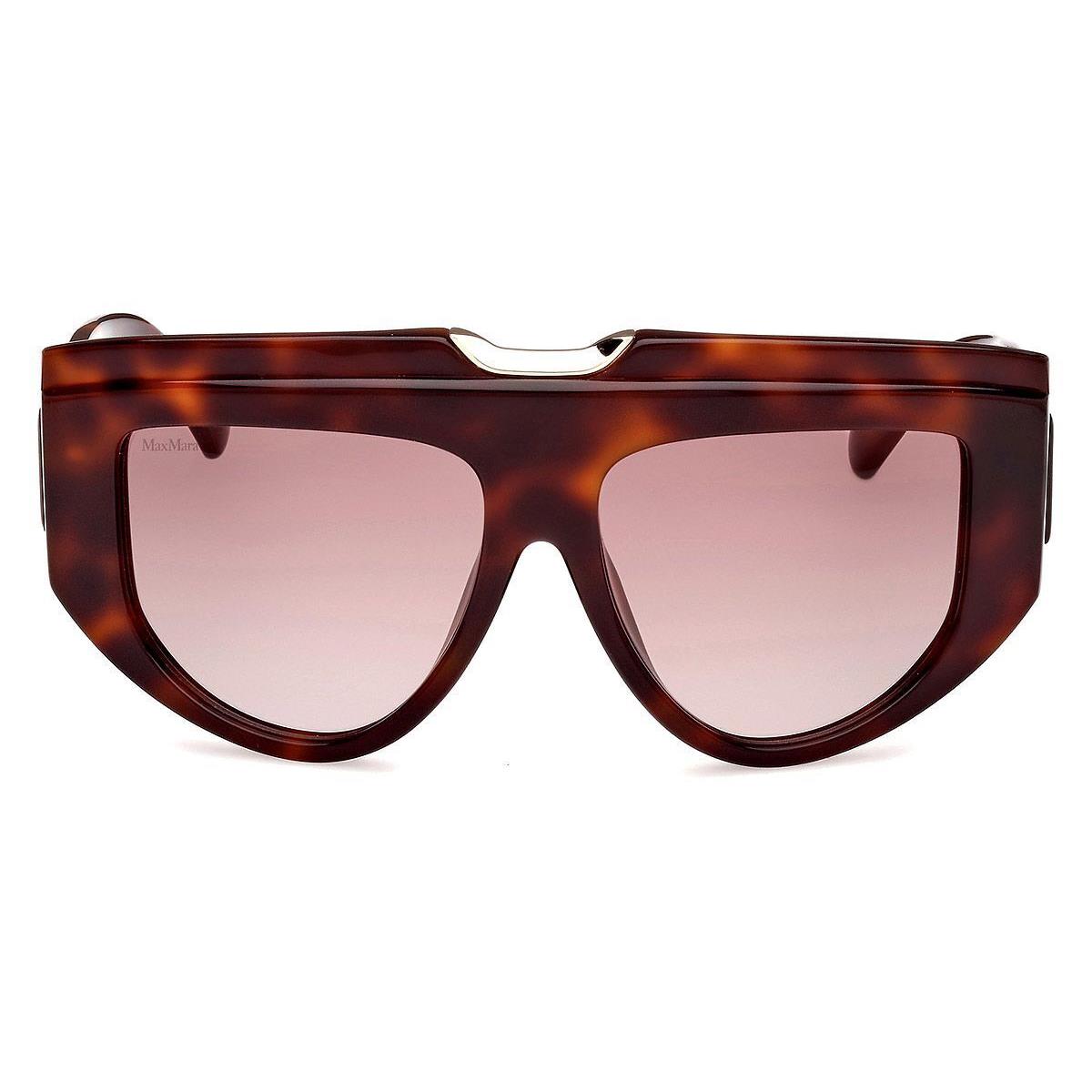 Max Mara MM0083 Sunglasses Women Dark Havana 57mm