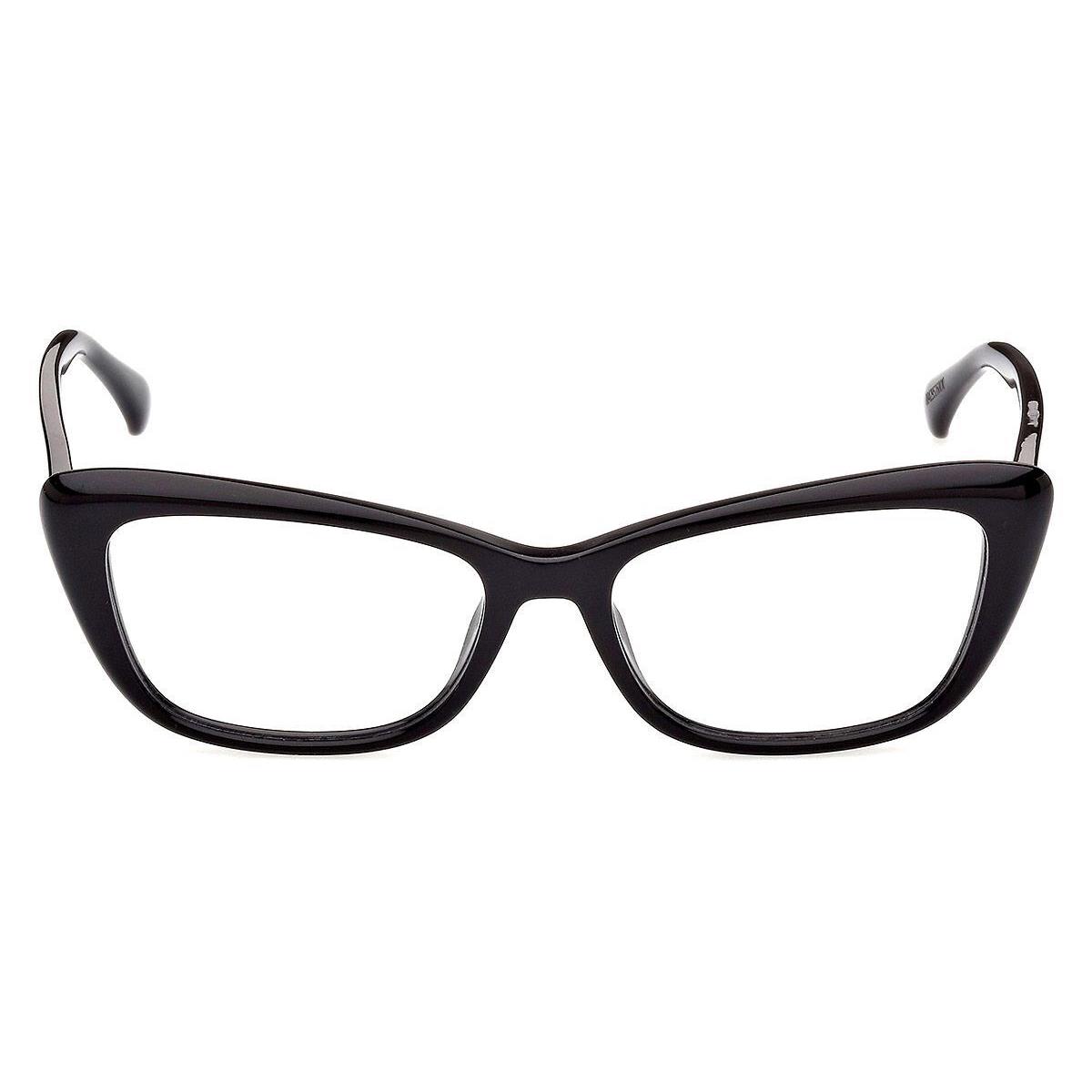 Max Mara MM5059 Eyeglasses Women Shiny Black 53mm