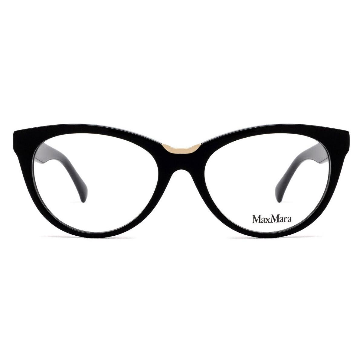 Max Mara MM5132 Eyeglasses Women Shiny Black 53mm