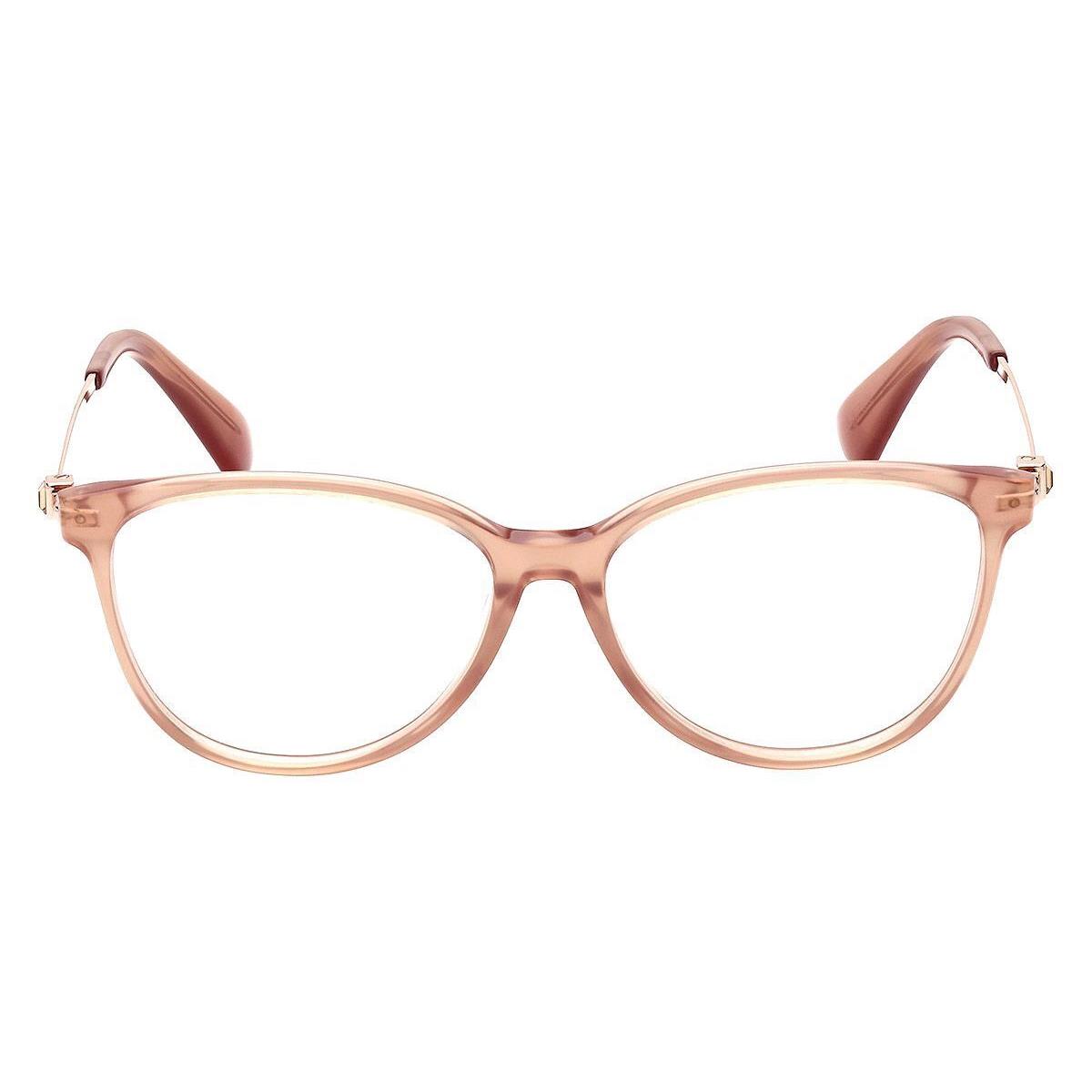 Max Mara MM5078 Eyeglasses Women Shiny Beige 54mm