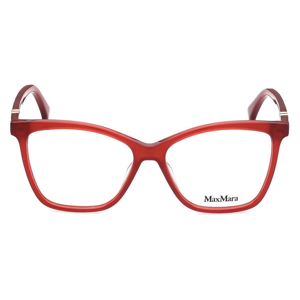 Max Mara MM5017 Eyeglasses Women Shiny Light Red 53mm