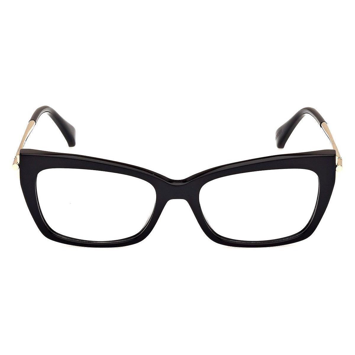 Max Mara MM5137 Eyeglasses Women Shiny Black 53mm