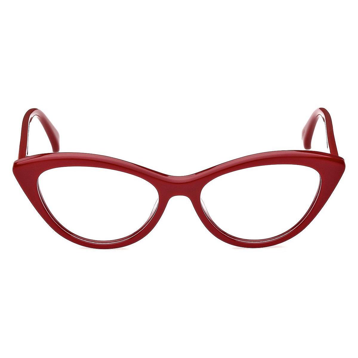 Max Mara MM5083 Eyeglasses Women Shiny Light Red 53mm