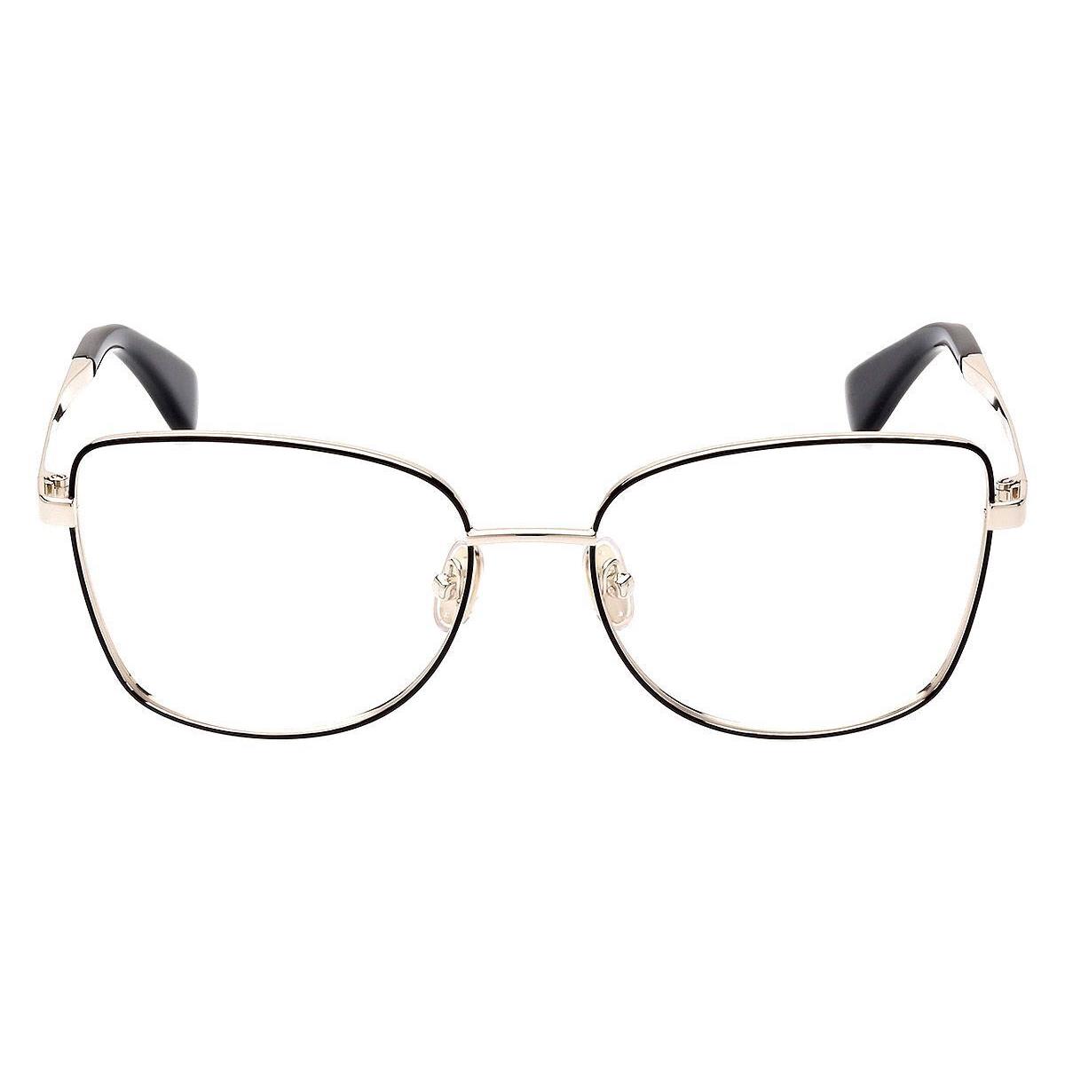 Max Mara MM5074 Eyeglasses Women Shiny Black 56mm