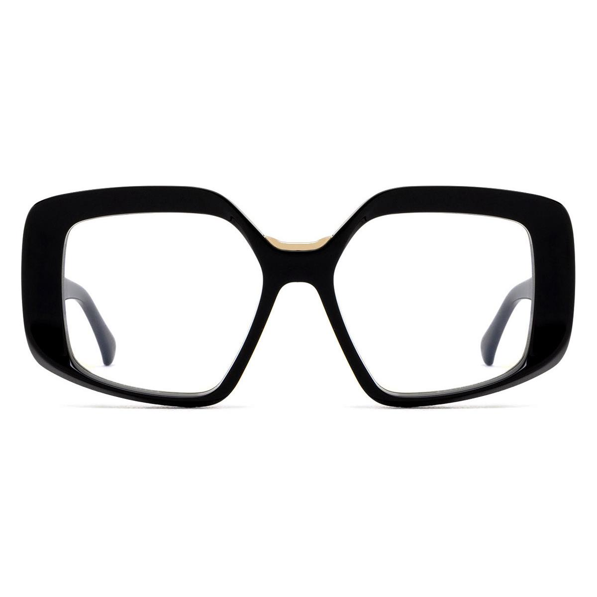 MM5131-B Eyeglasses Women Shiny Black 53mm by Max Mara
