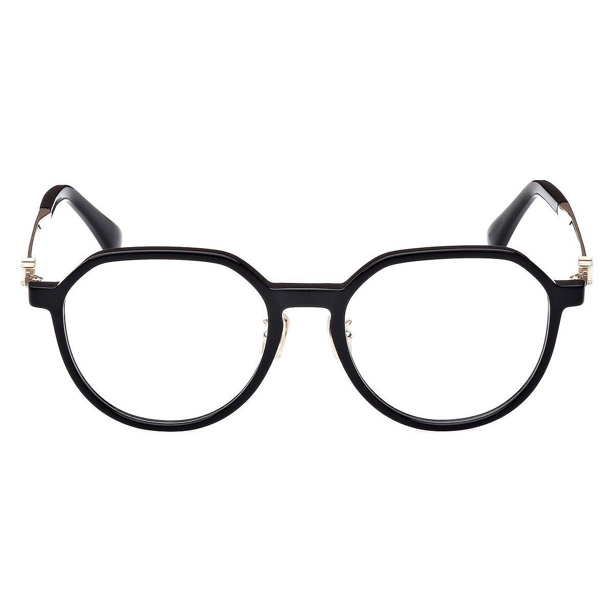 Max Mara MM5088-D Eyeglasses Women Shiny Black 53mm