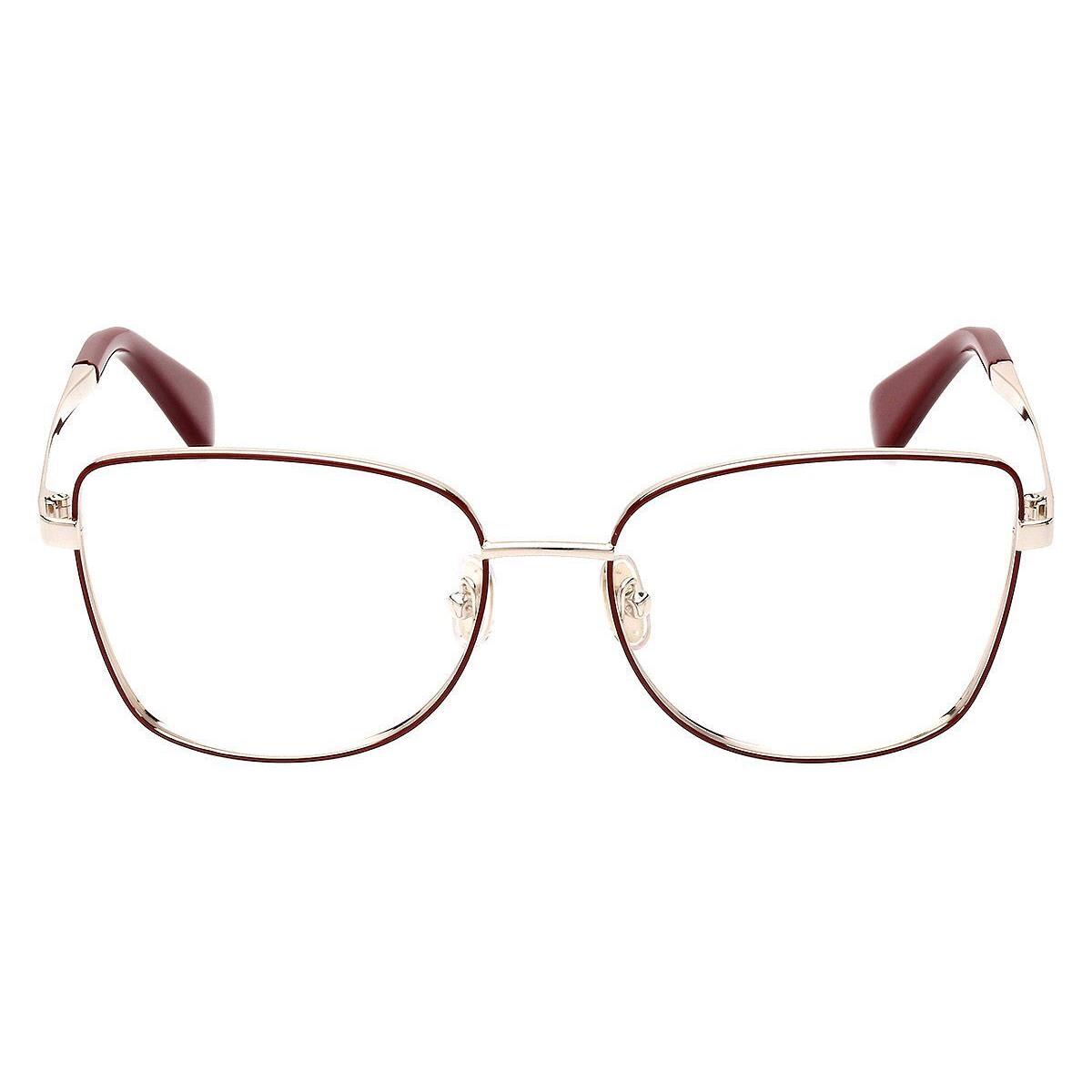 Max Mara MM5074 Eyeglasses Women Shiny Dark Red 56mm