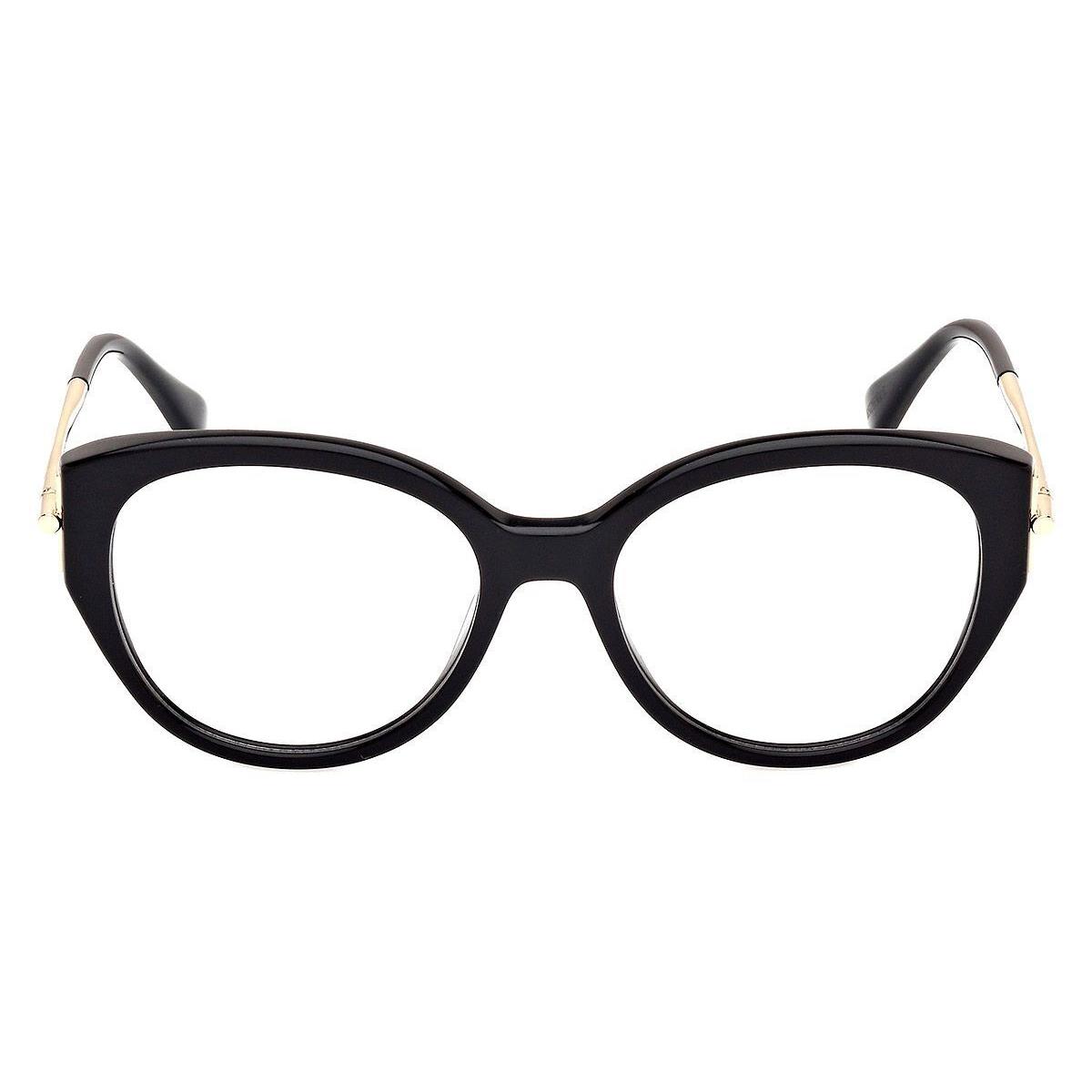 Max Mara MM5116 Eyeglasses Women Shiny Black 52mm