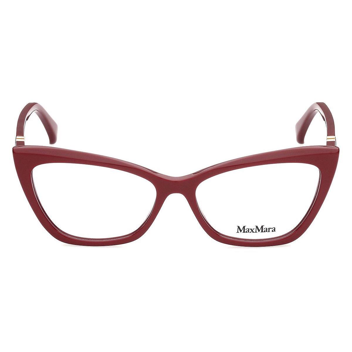 Max Mara MM5016 Eyeglasses Women Shiny Dark Red 54mm