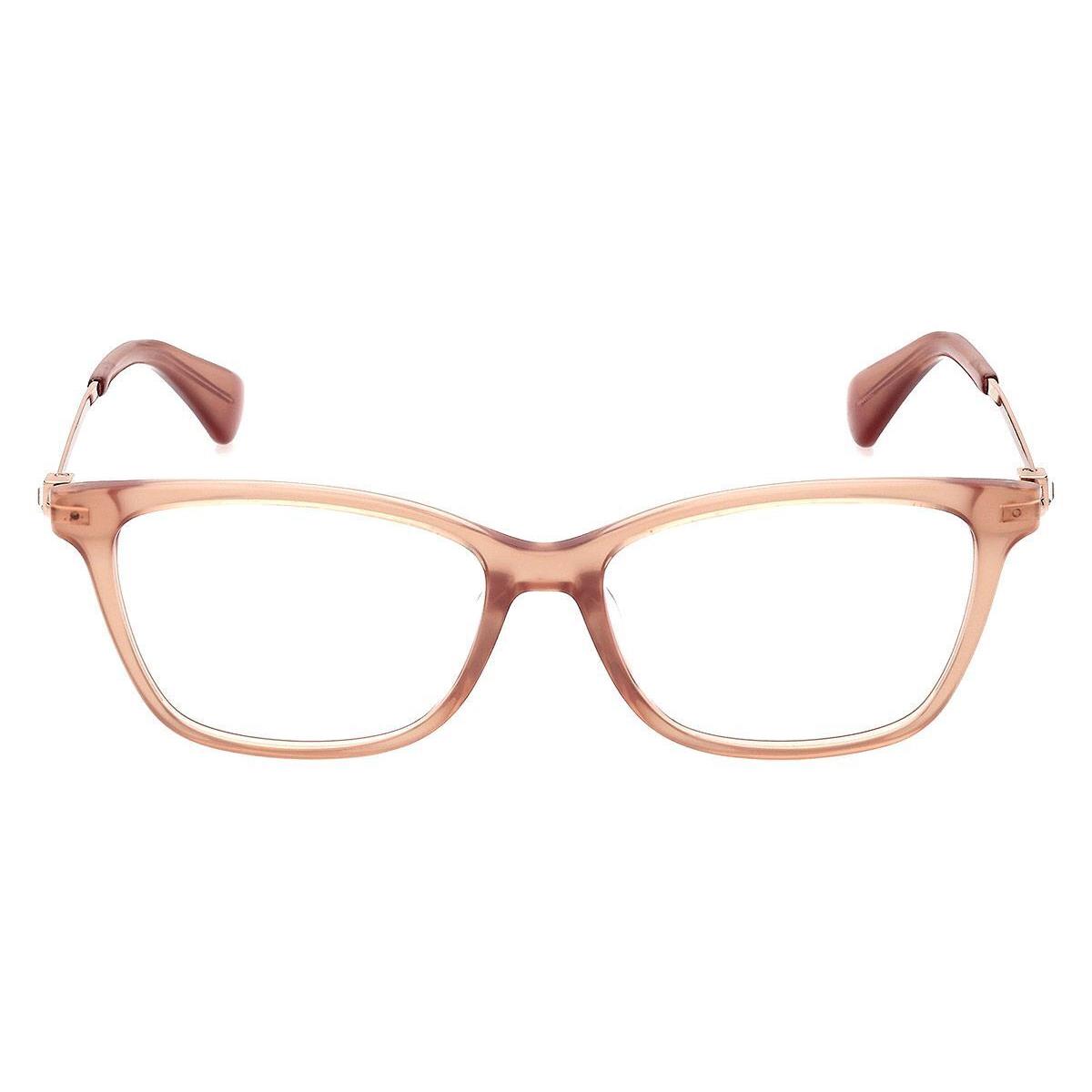 Max Mara MM5086-D Eyeglasses Women Shiny Light Pink 54mm