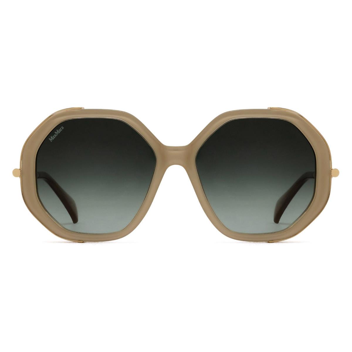 MM0094 Sunglasses Women Shiny Ivory 55mm by Max Mara