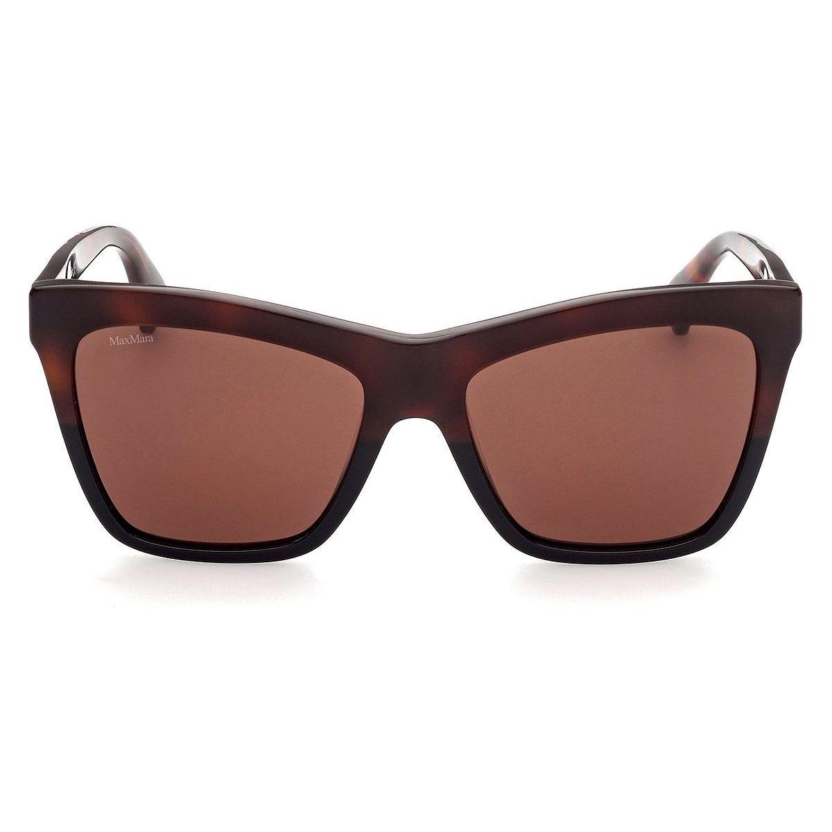 Max Mara MM0008 Sunglasses Women Dark Havana 55mm