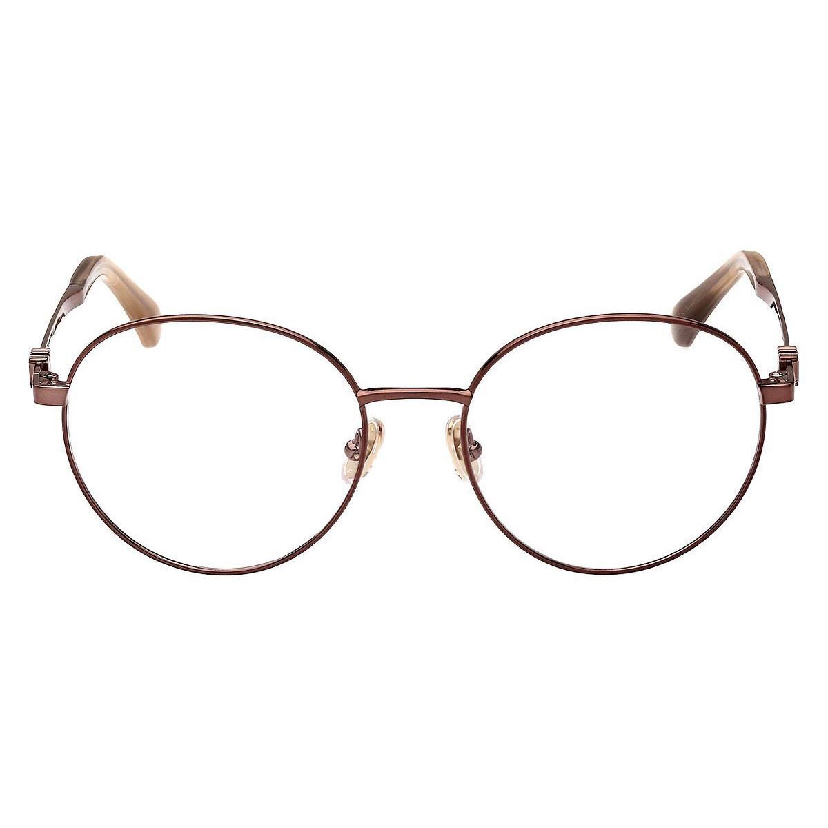 Max Mara MM5081 Eyeglasses Women Shiny Light Bronze 55mm