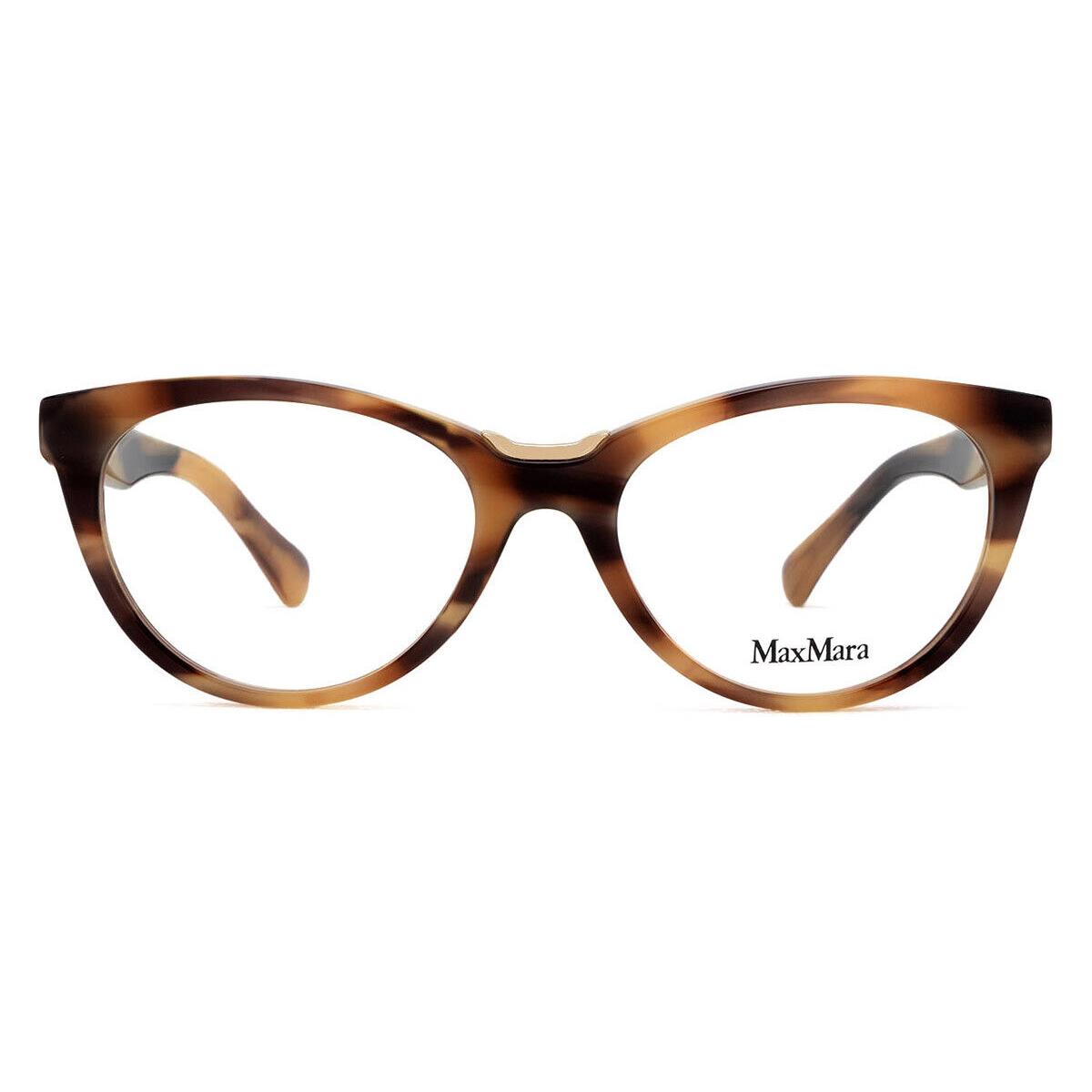 Max Mara MM5132 Eyeglasses Women Light Brown 53mm