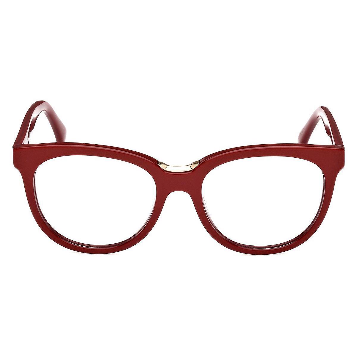 Max Mara MM5110 Eyeglasses Women Shiny Dark Red 52mm