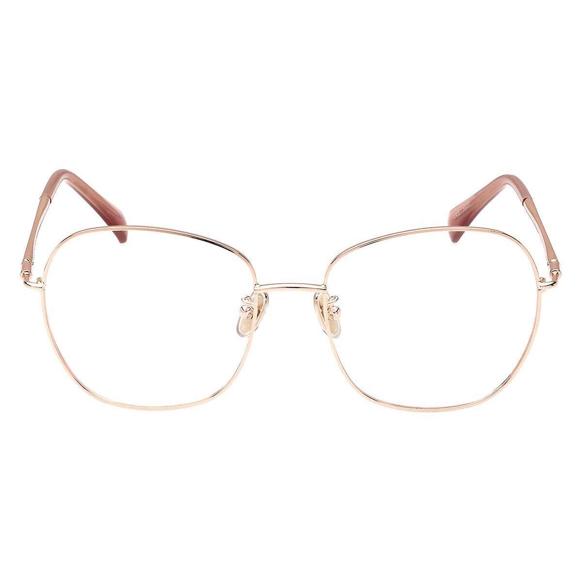 Max Mara MM5077-H Eyeglasses Women Shiny Pink Gold 56mm