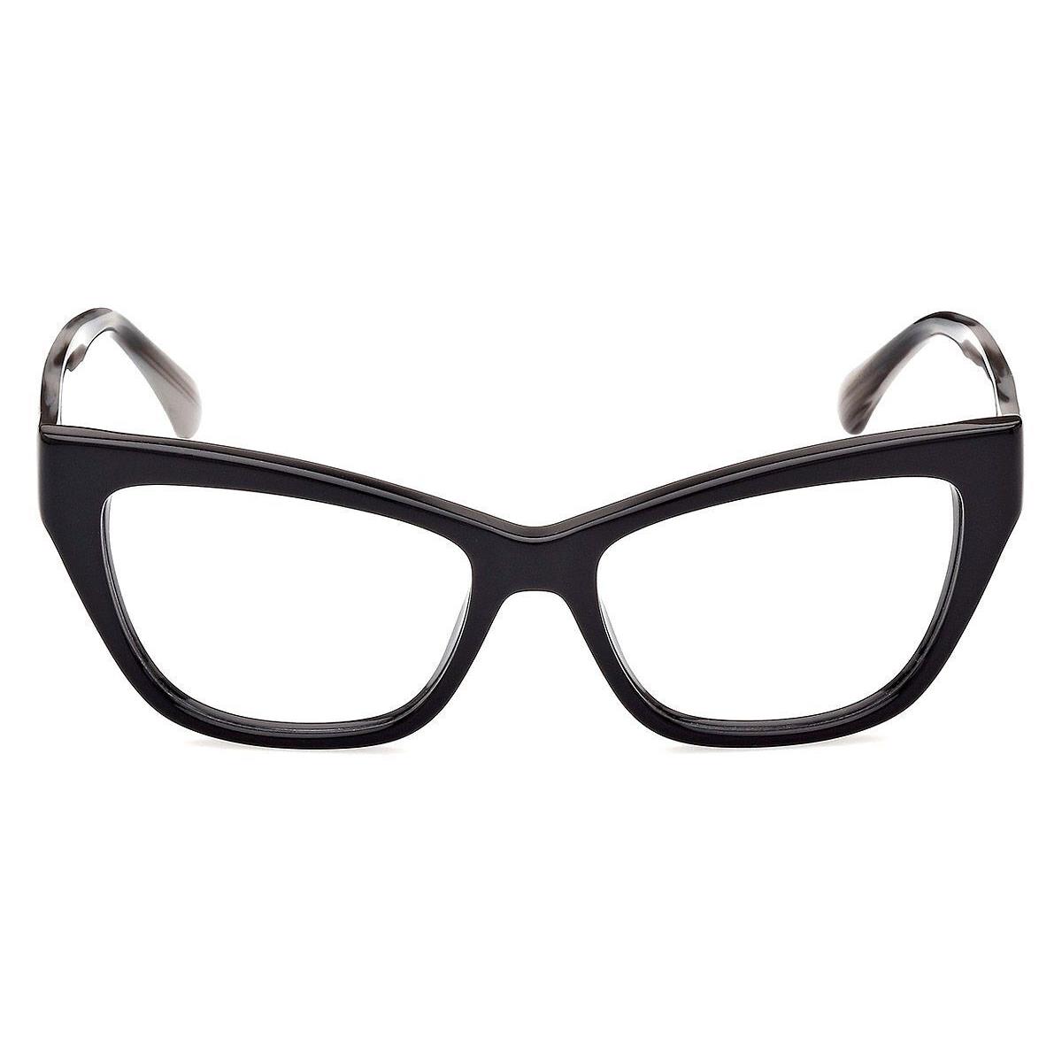 Max Mara MM5053 Eyeglasses Women Shiny Black 53mm