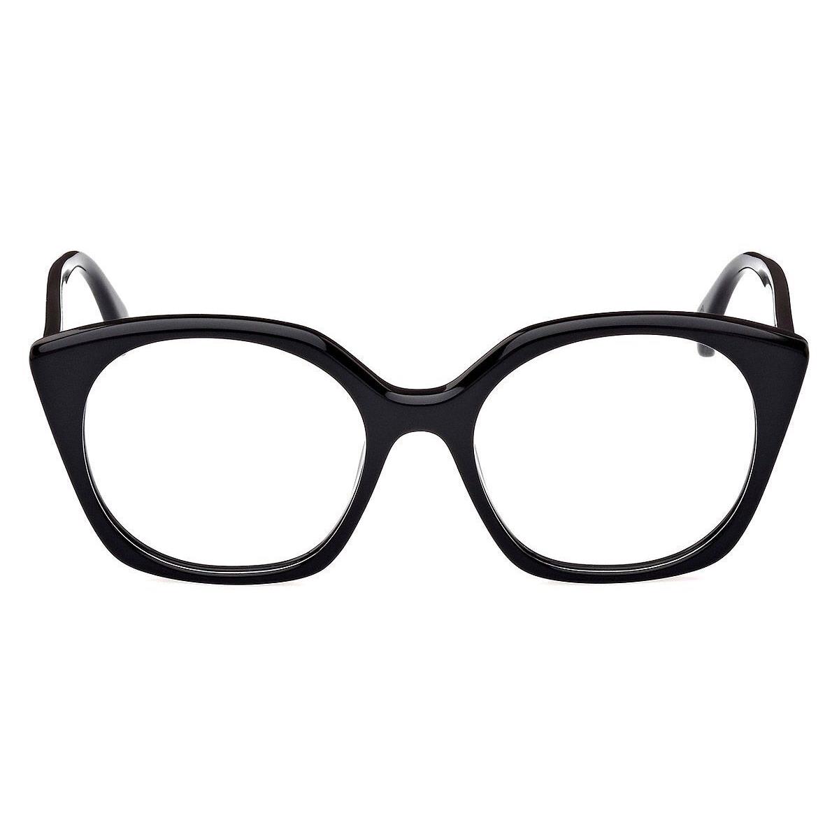 Max Mara MM5082 Eyeglasses Women Shiny Black 53mm