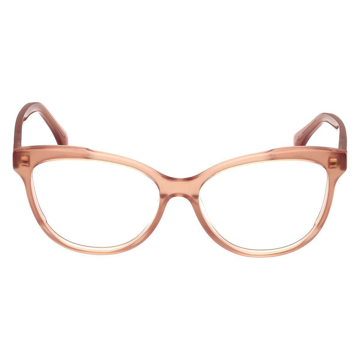 Max Mara MM5093 Eyeglasses Women Shiny Light Pink 54mm