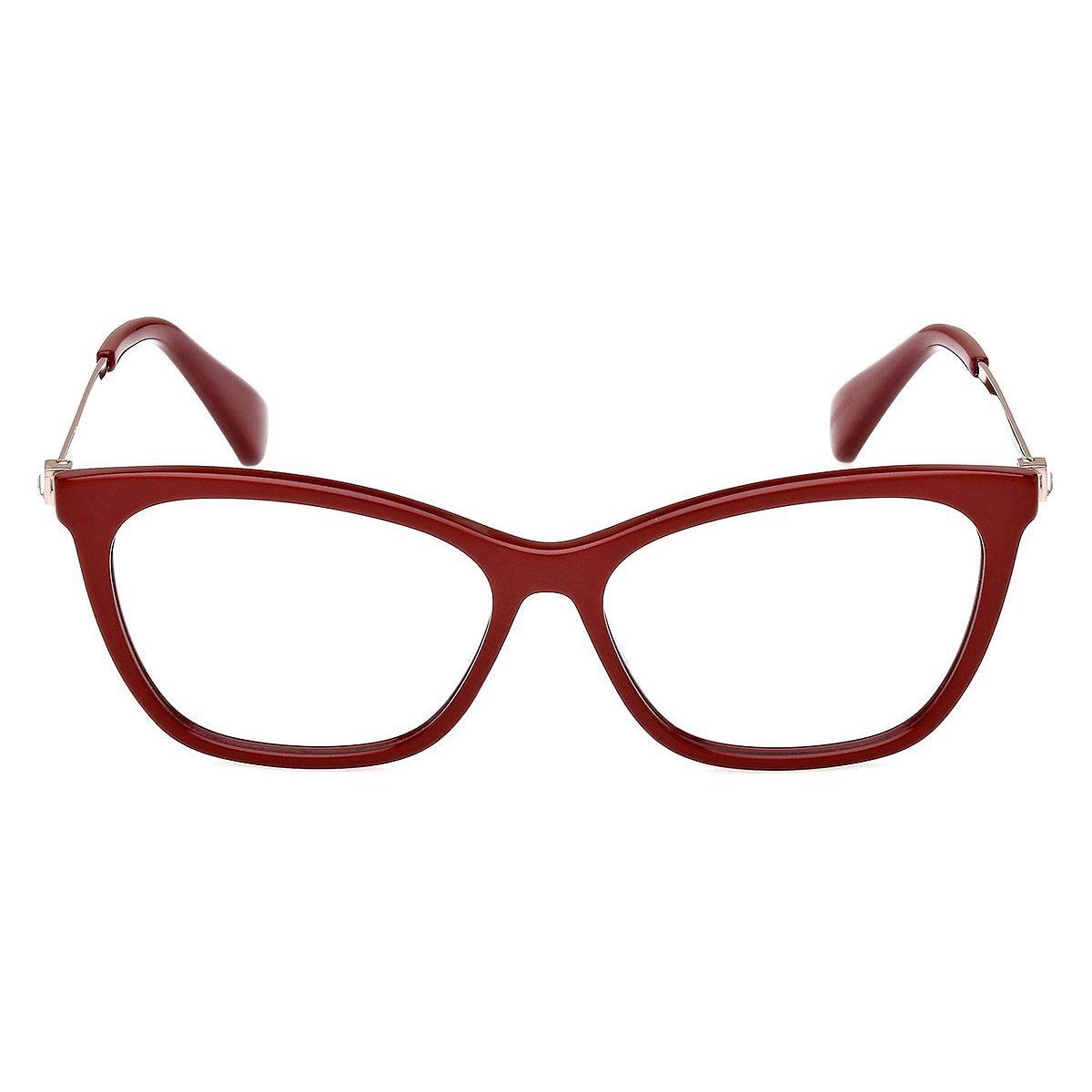 Max Mara MM5070 Eyeglasses Women Shiny Light Red 54mm