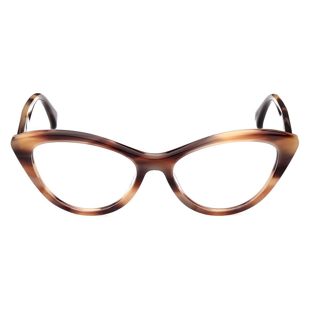 Max Mara MM5083 Eyeglasses Women Light Brown 53mm