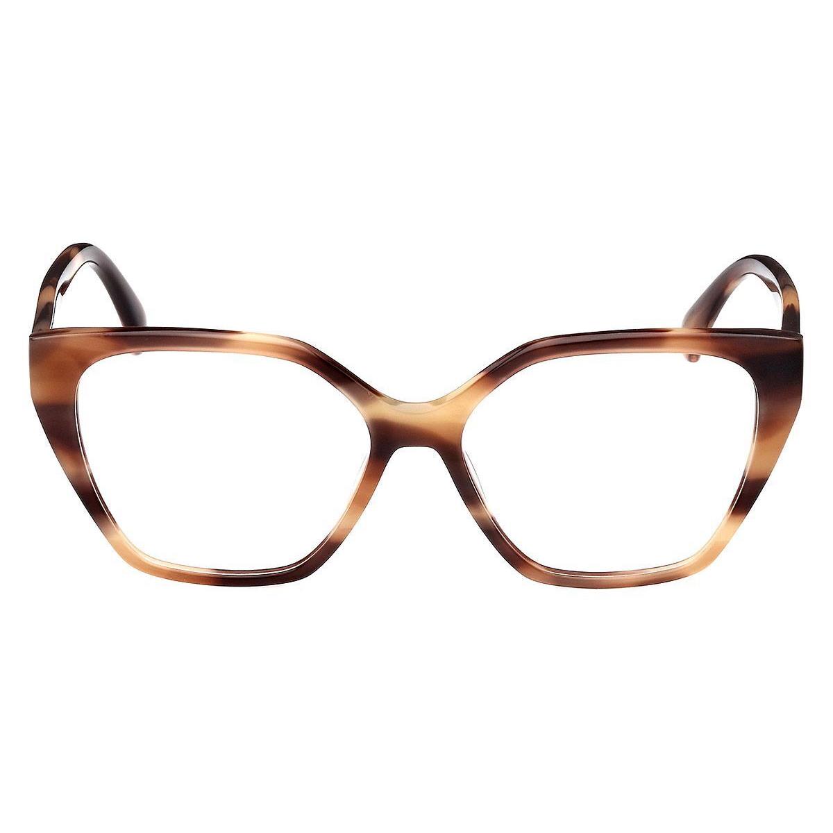 Max Mara MM5085 Eyeglasses Women Light Brown 55mm