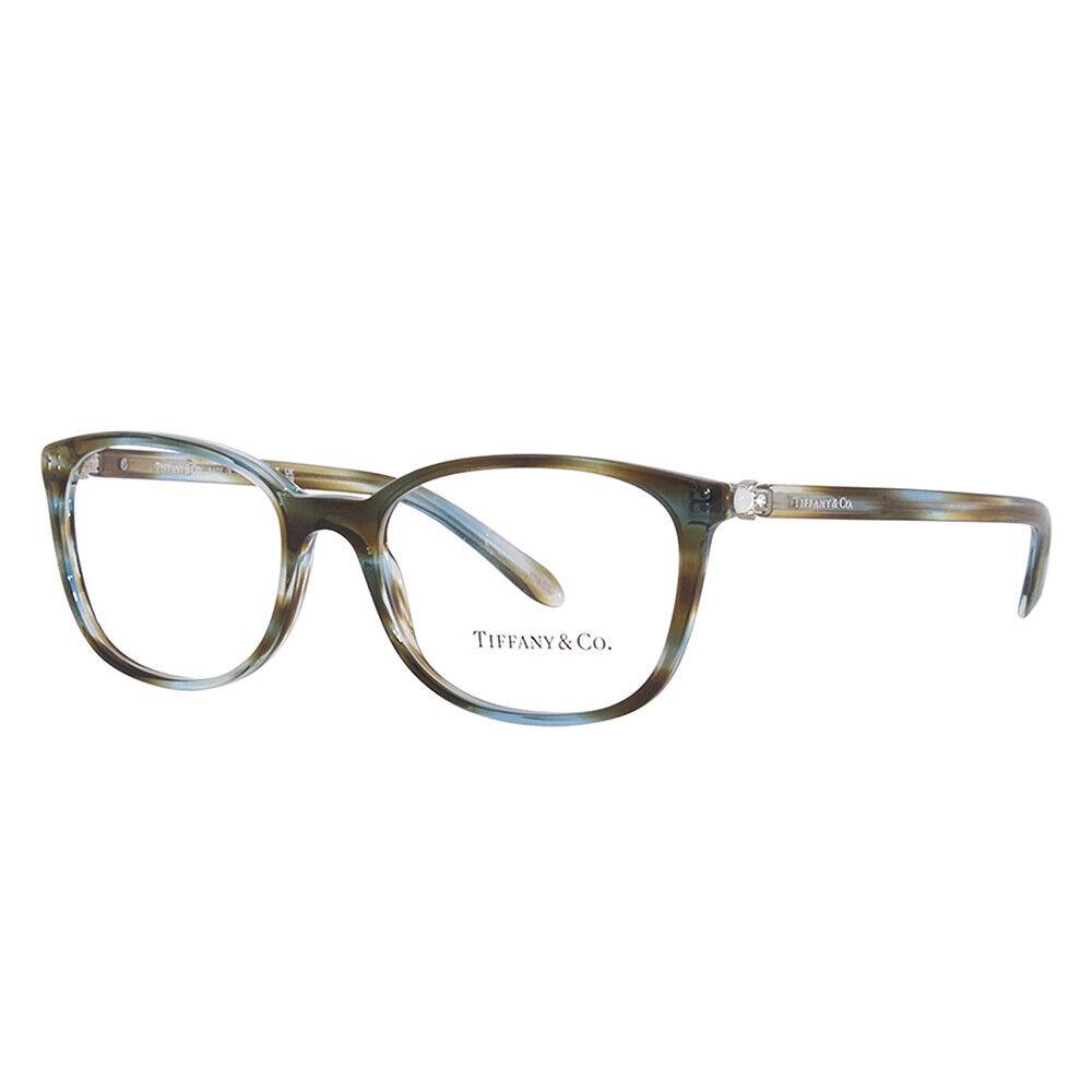 Tiffany Co. TF 2109HB 8124 Ocean Turquoise Plastic Square Eyeglasses 53mm