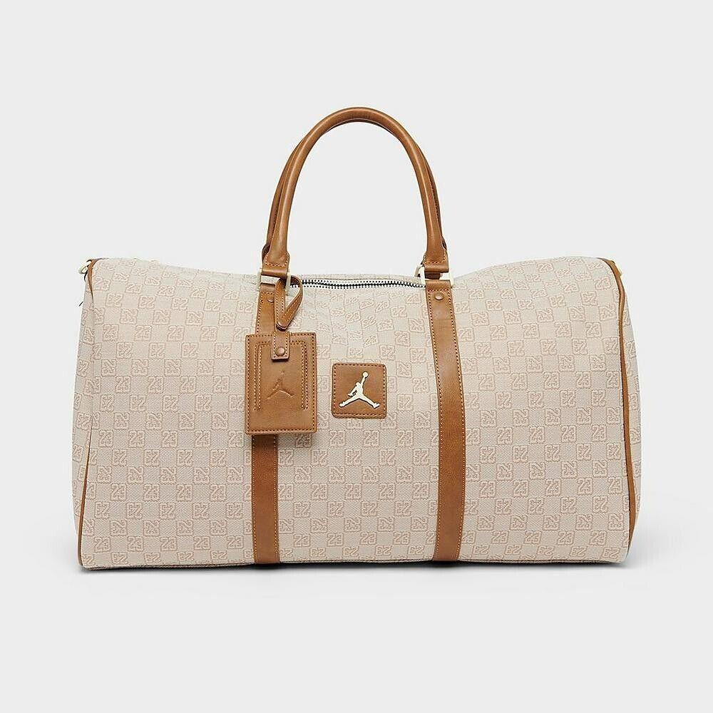 Jordan Monogram Duffle Bag Luggage Coconut Milk - LM0759 101