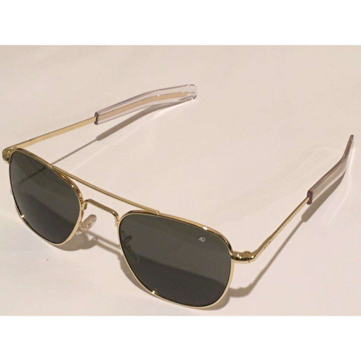 57mm Gold Frames American Optical AO Pilot Sunglasses