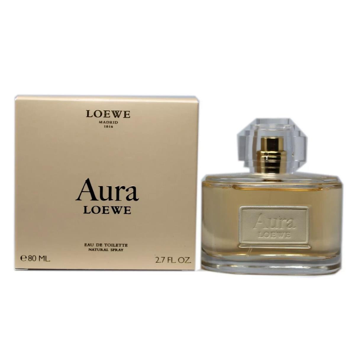 Loewe Aura Eau DE Toilette Natural Spray 2.7 OZ / 80 ML