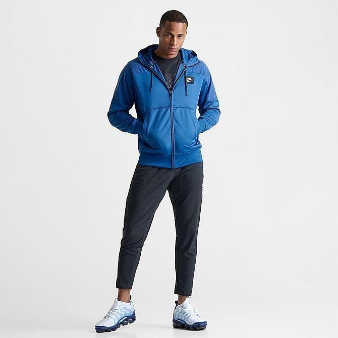 Nike Sportswear Air Max PK Full-zip Mens Hoodie Court Blue FV5443X 476 L NWT$105