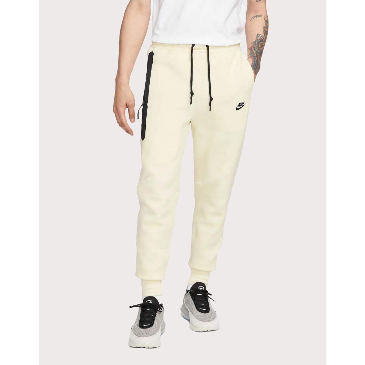 Nike Sportswear Tech Fleece Pants Joggers FB8002-113 Cream Mens Size Xxl Tall