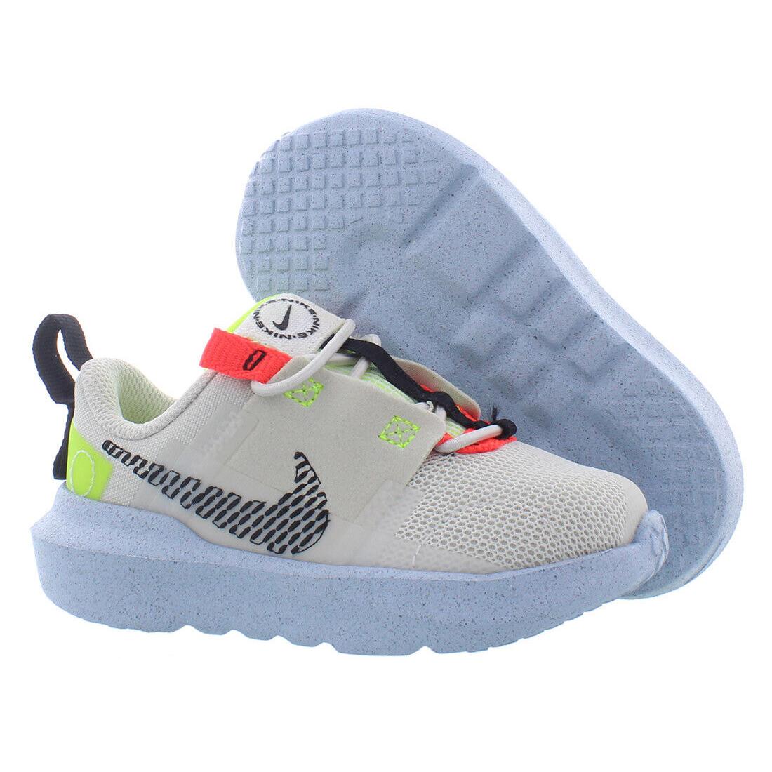 Nike Crater Impact Baby Boys Shoes Size 5 Color: Beige/grey/volt