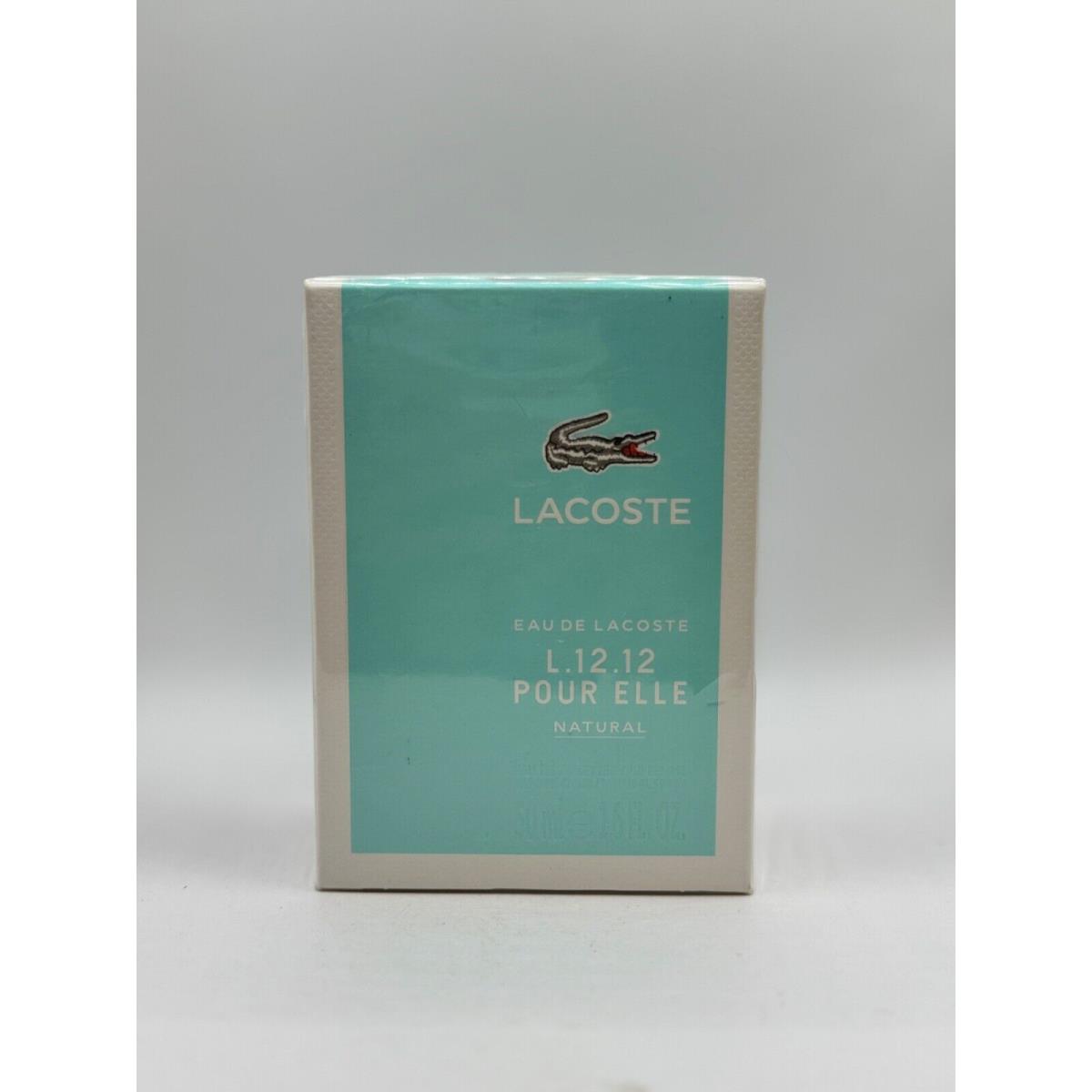 Eau DE Lacoste L.12.12 Pour Elle Natural BY Lacoste 50ML Edt Classic Spray