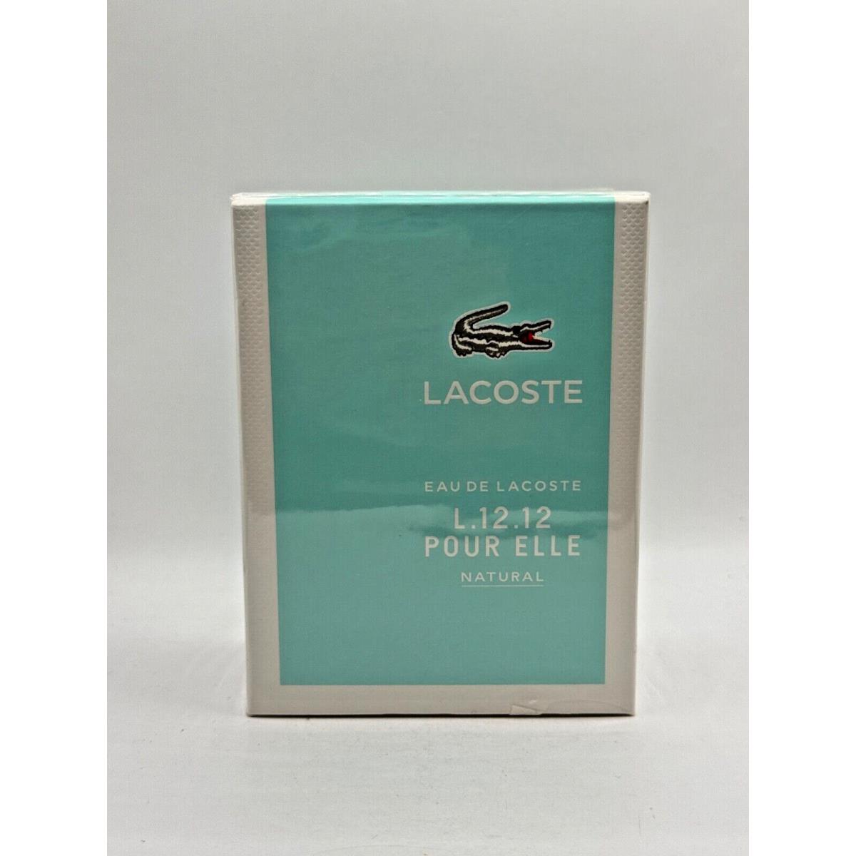 Eau DE Lacoste L.12.12 Pour Elle Natural BY Lacoste 90ML Edt Classic Spray