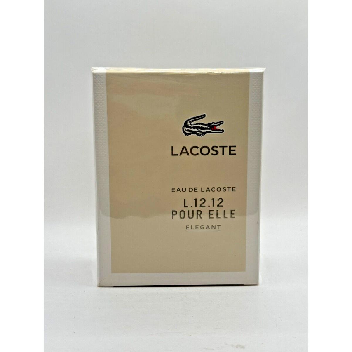 Eau DE Lacoste L.12.12 Pour Elle Elegant BY Lacoste 90ML Edt Spray