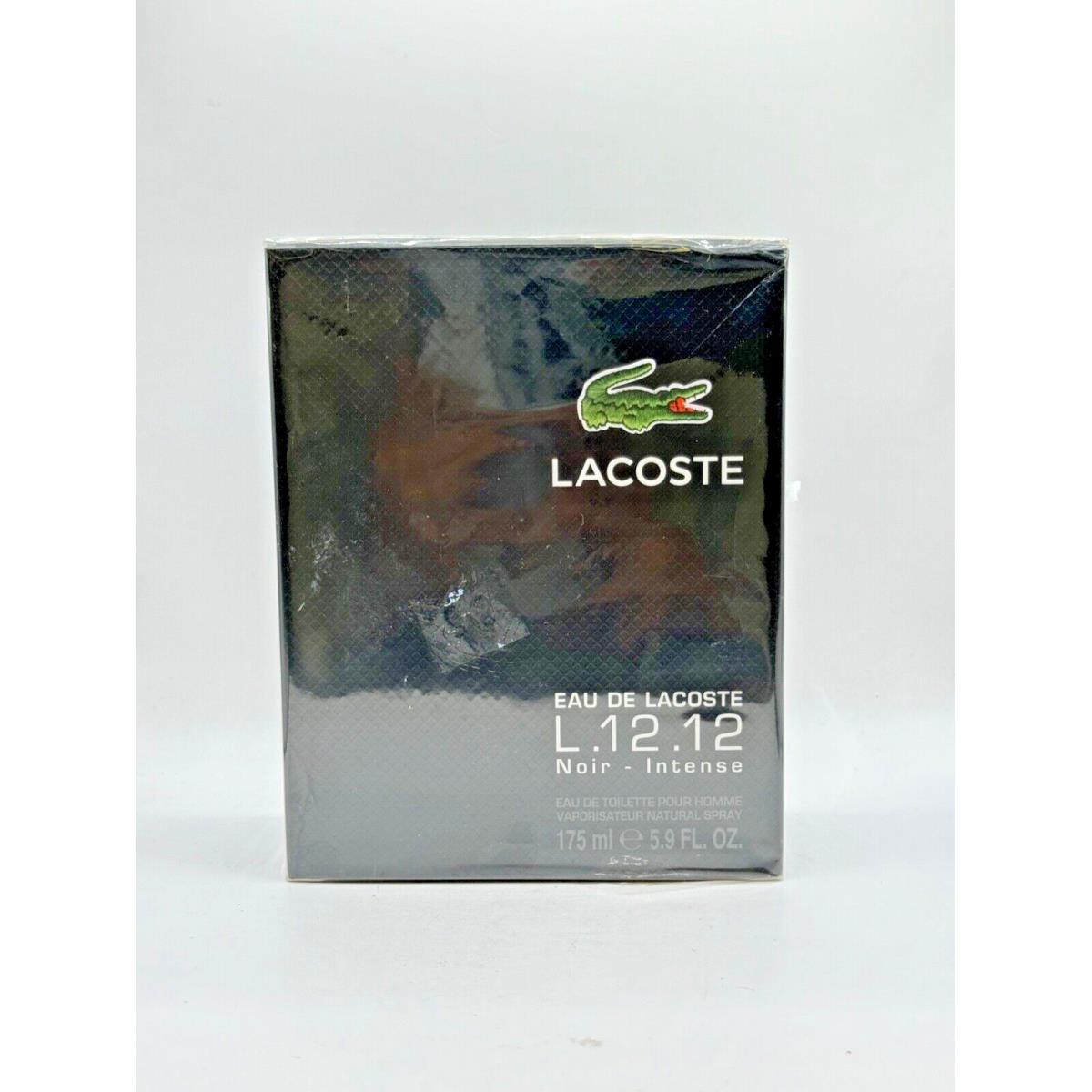 Eau DE Lacoste L.12.12 Noir-intense BY Lacoste 175ML Edt Spray W/box