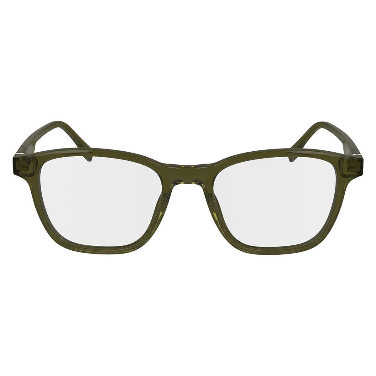 Lacoste L2949 Eyeglasses Men Transparent Khaki 52mm