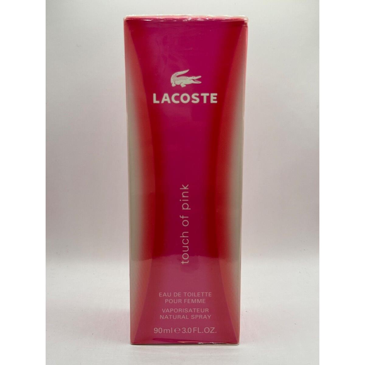 Touch OF Pink BY Lacoste 90ML Edt Spray