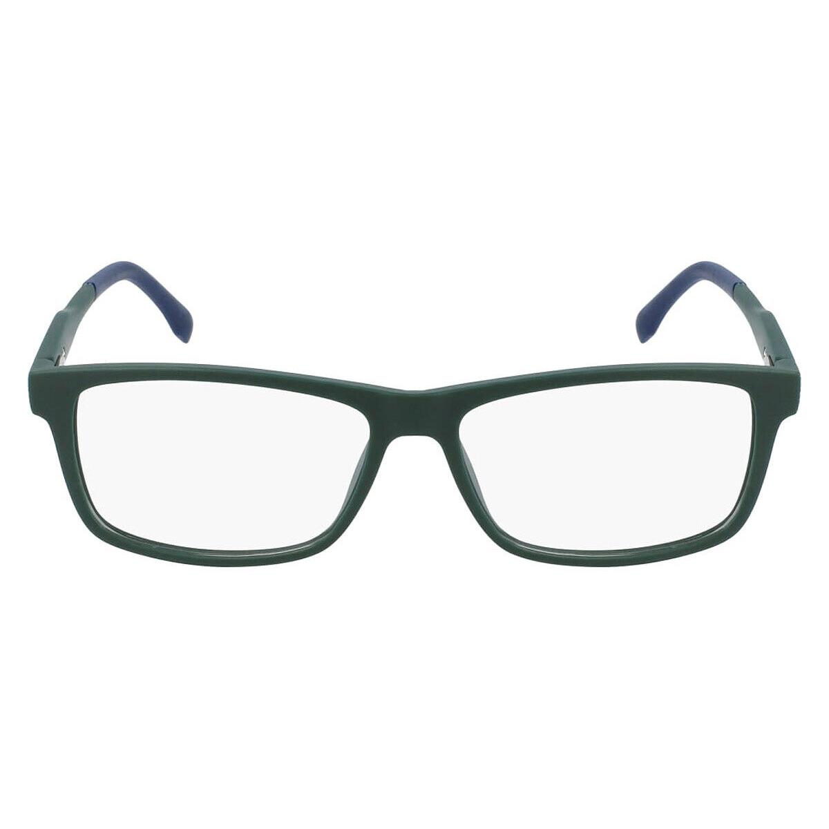 Lacoste L2876 Eyeglasses Men Green Matte 53mm