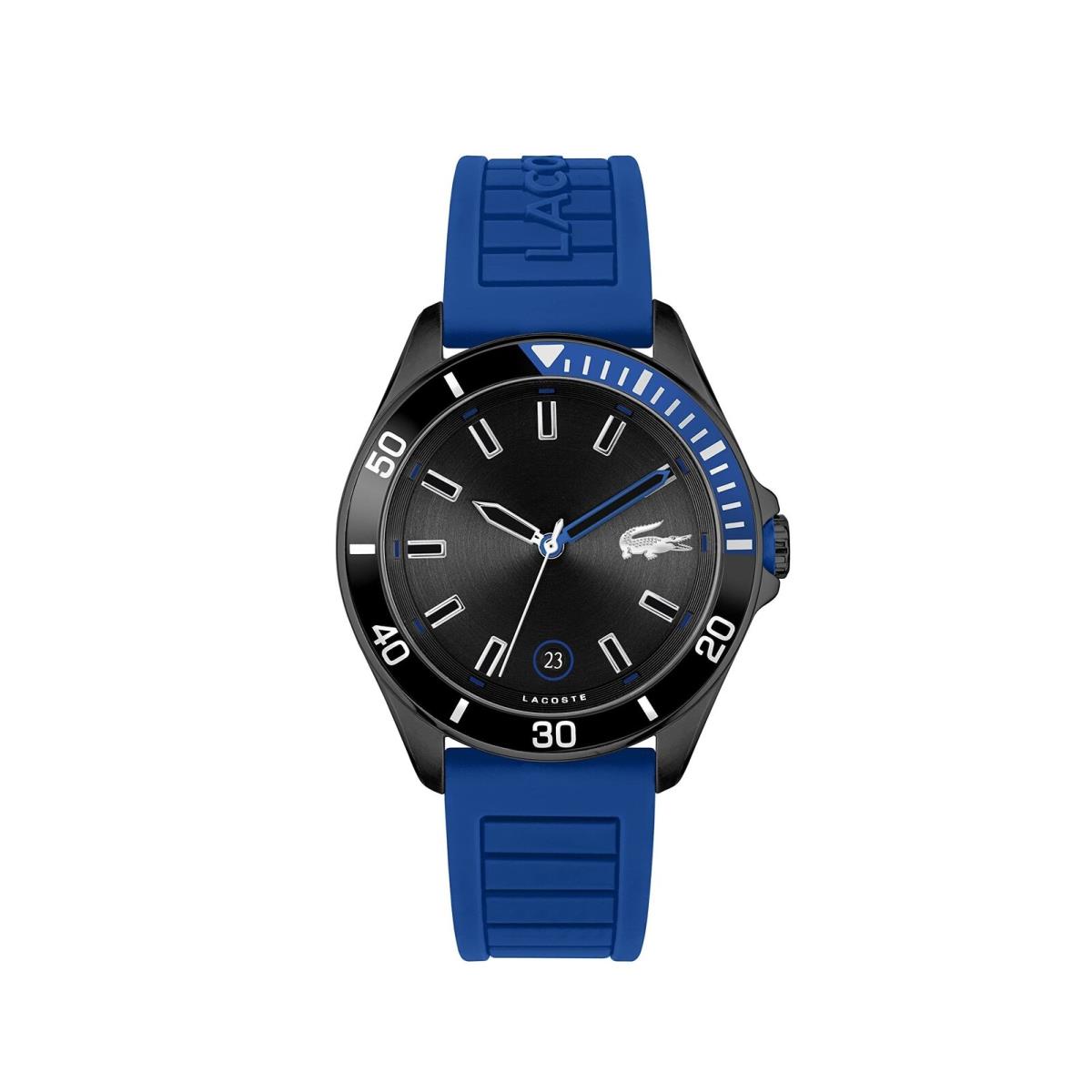 Lacoste 2011262 Men`s Watch Analog Display Quartz Movement Blue Band