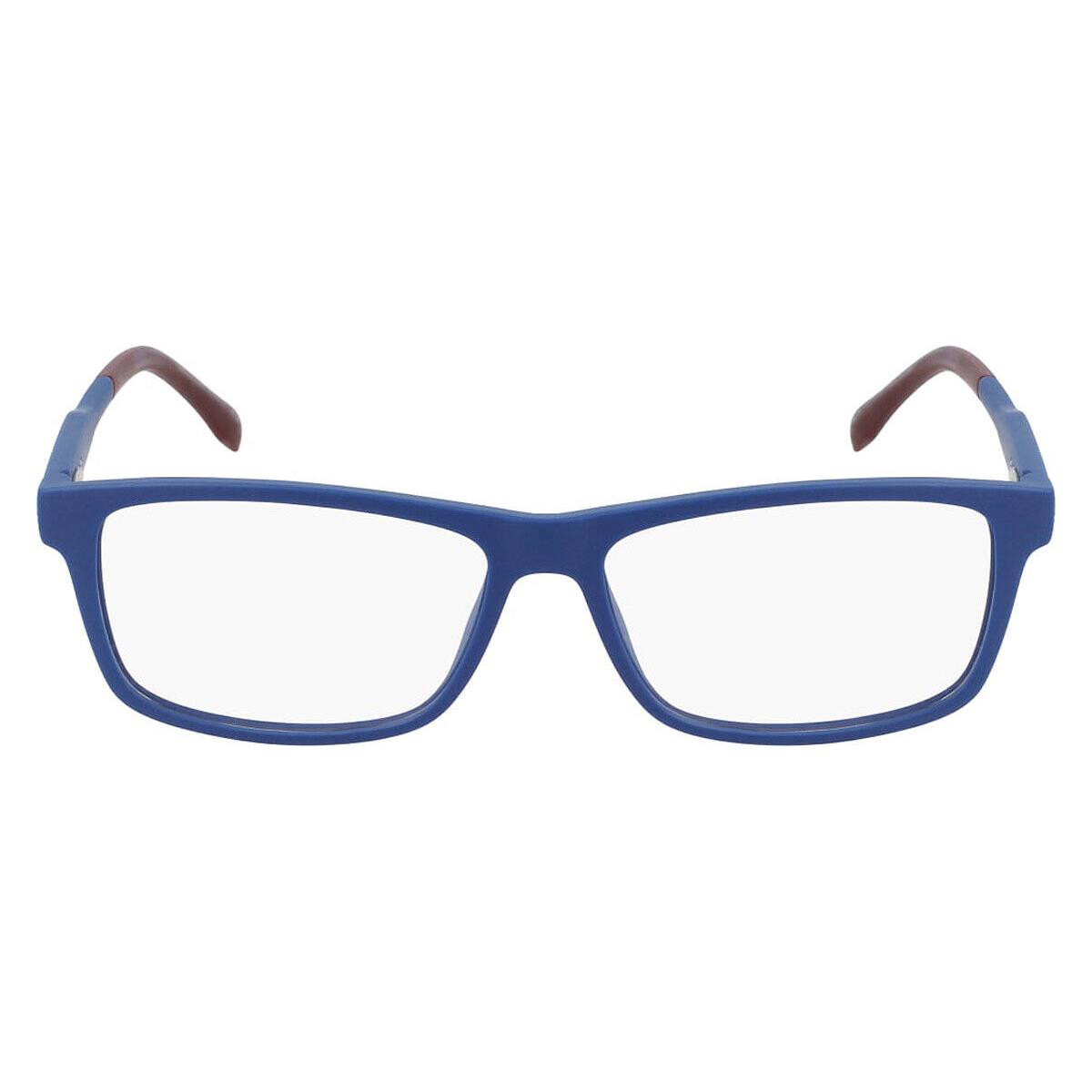 Lacoste L2876 Eyeglasses Men Blue Matte 53mm