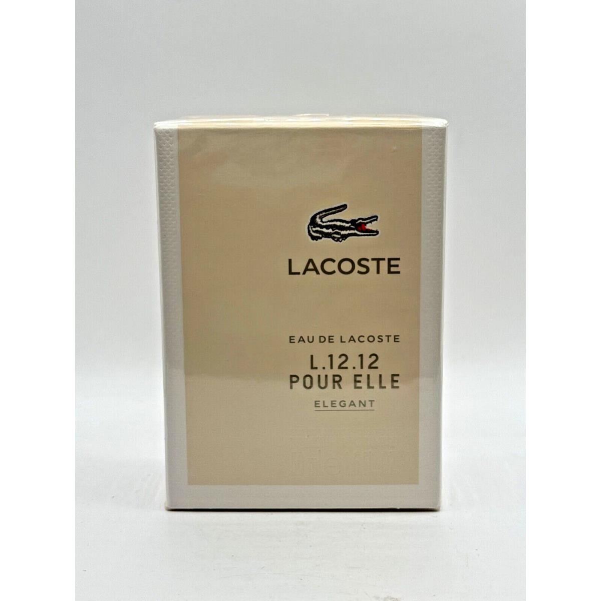 Eau DE Lacoste L.12.12 Pour Elle Elegant BY Lacoste 50ML Edt Spray