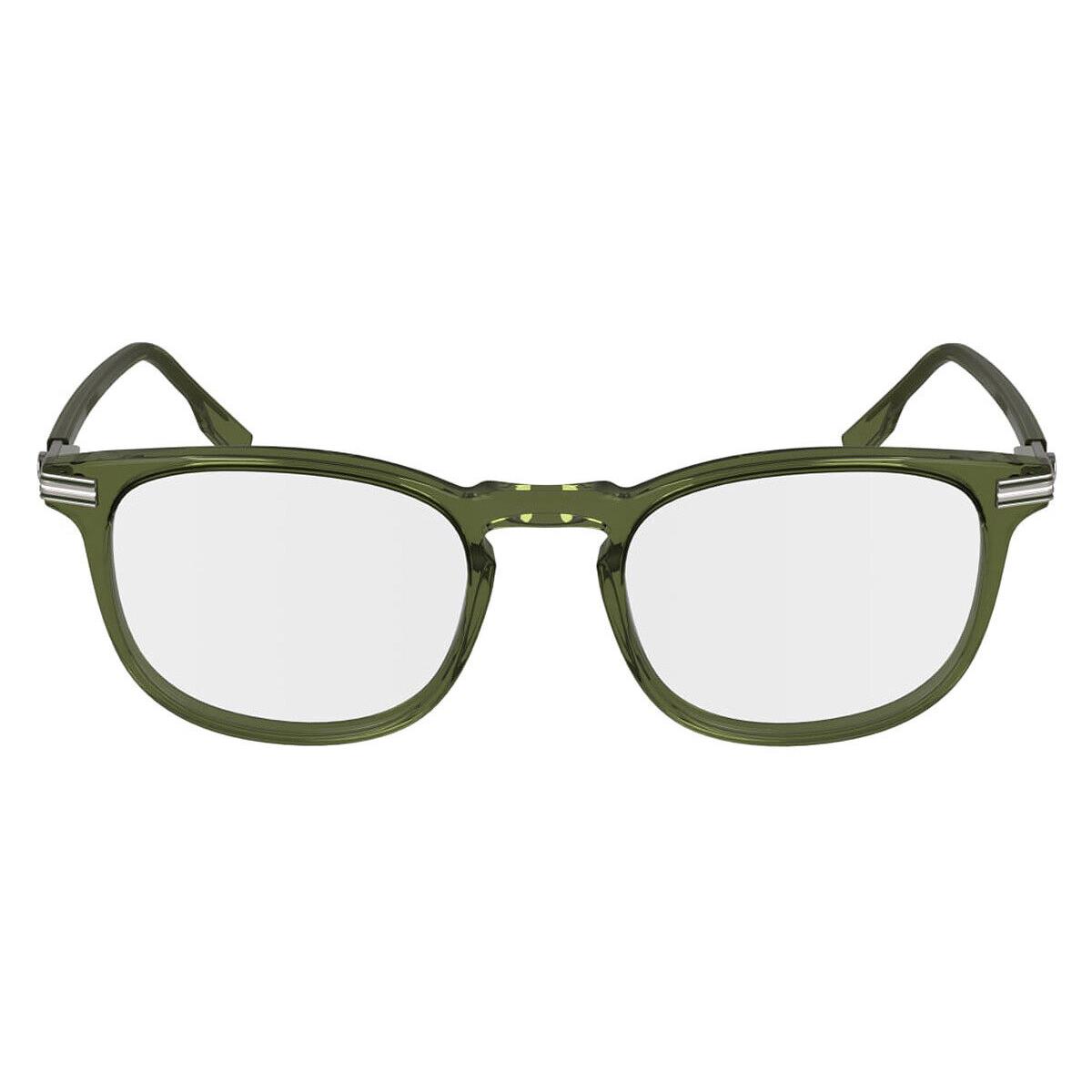 Lacoste L2954 Eyeglasses Men Transparent Khaki 51mm