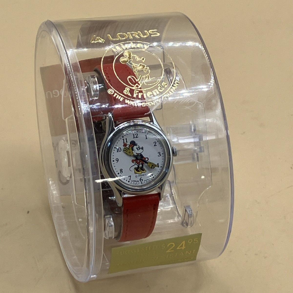 Vintage Lorus Disney Minnie Mouse Quartz Watch In Case Nos