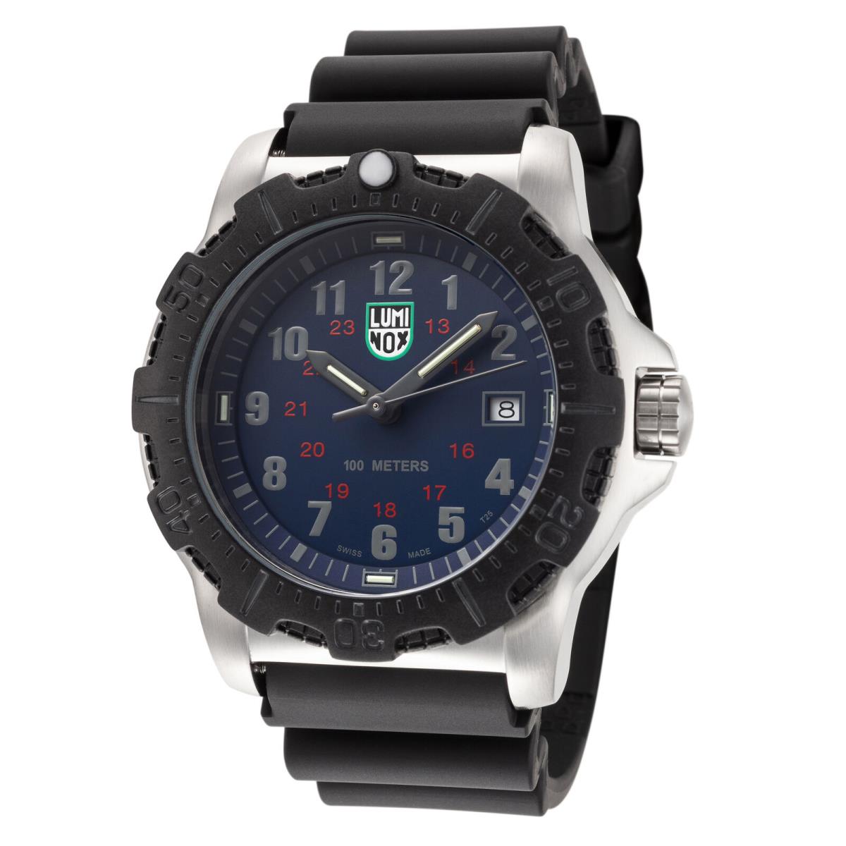 Luminox Men`s Manta Ray Steel X2.2133 Blue/white Dial Polyurethane Watch