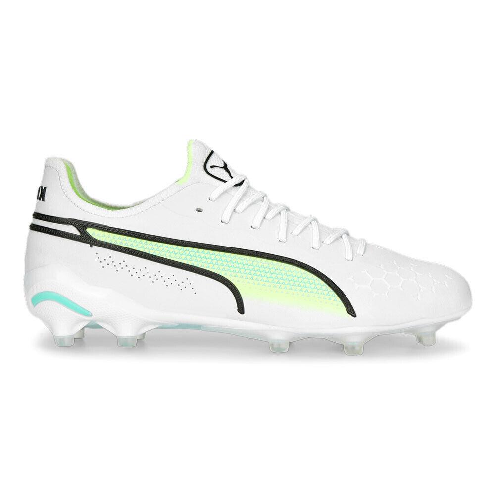 Puma King Ultimate Firm Groundartificial Ground Soccer Cleats Womens White Sneak - White